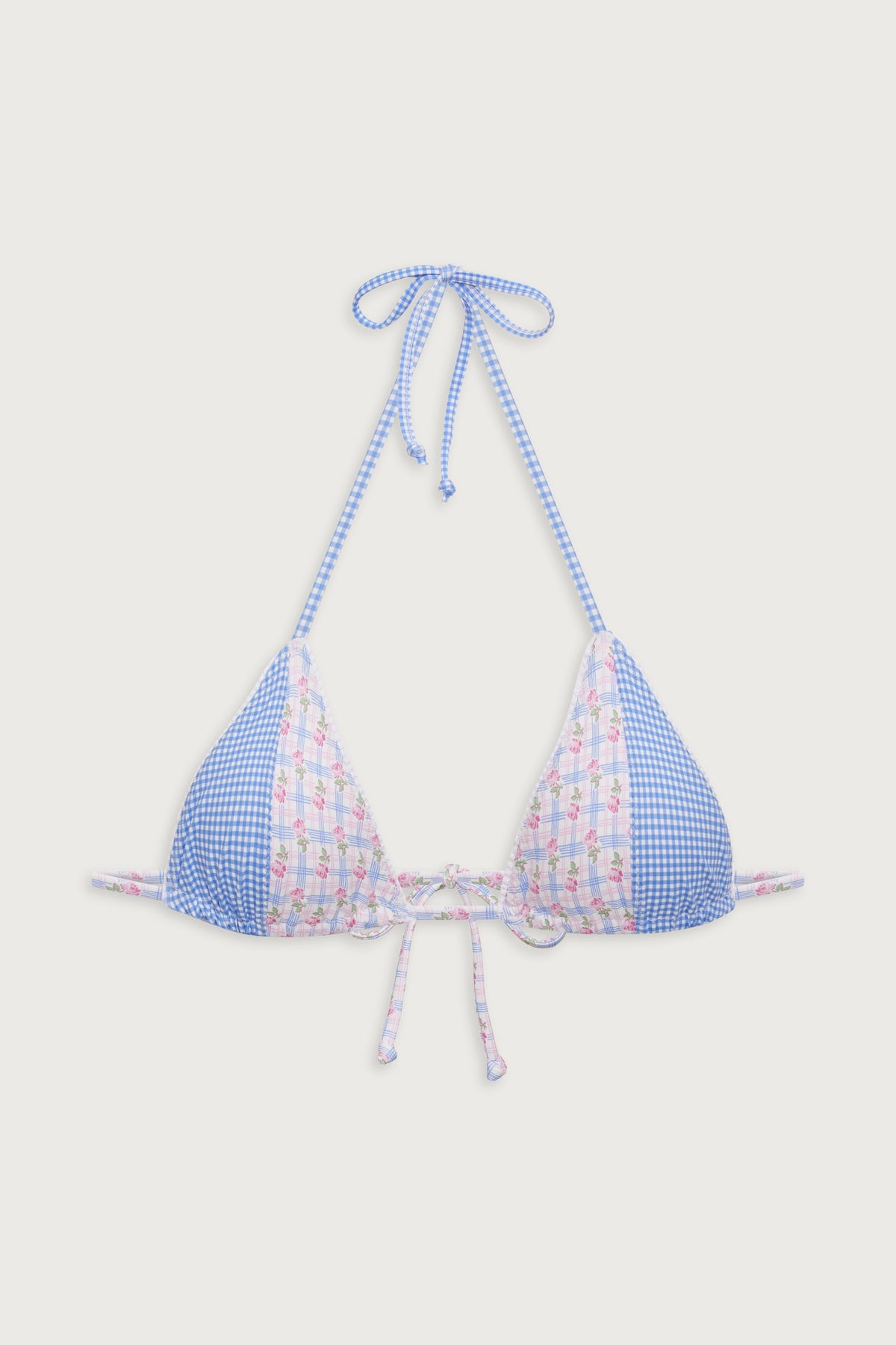 Coastal Micro Floral Bikini Top