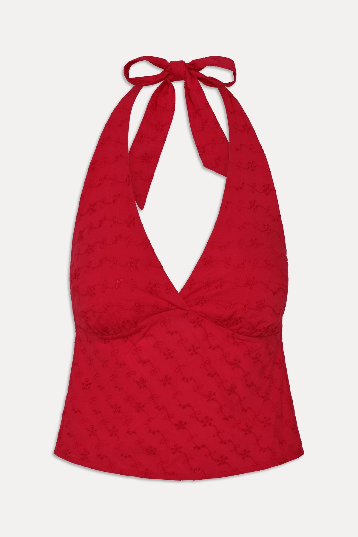 Cora Eyelet Halter Top