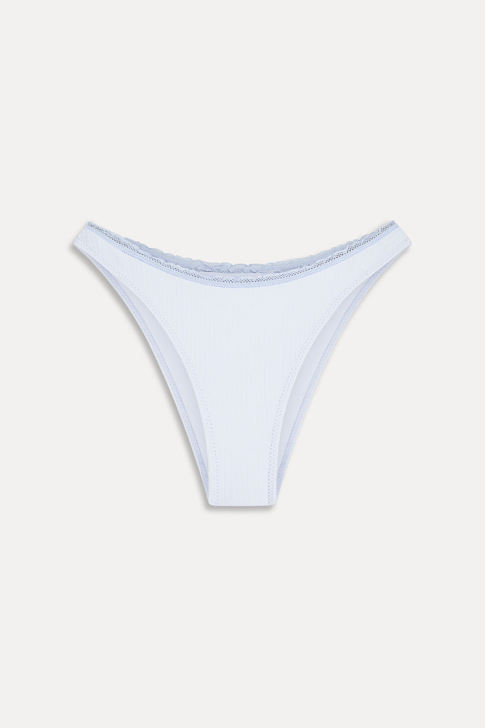 x Paige Lorenze Dove Ribbed Classic Bikini Bottom