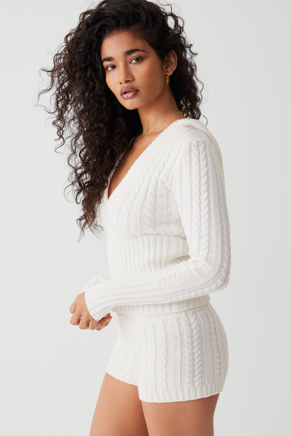 Evermore Cable Cloud Knit Sweater