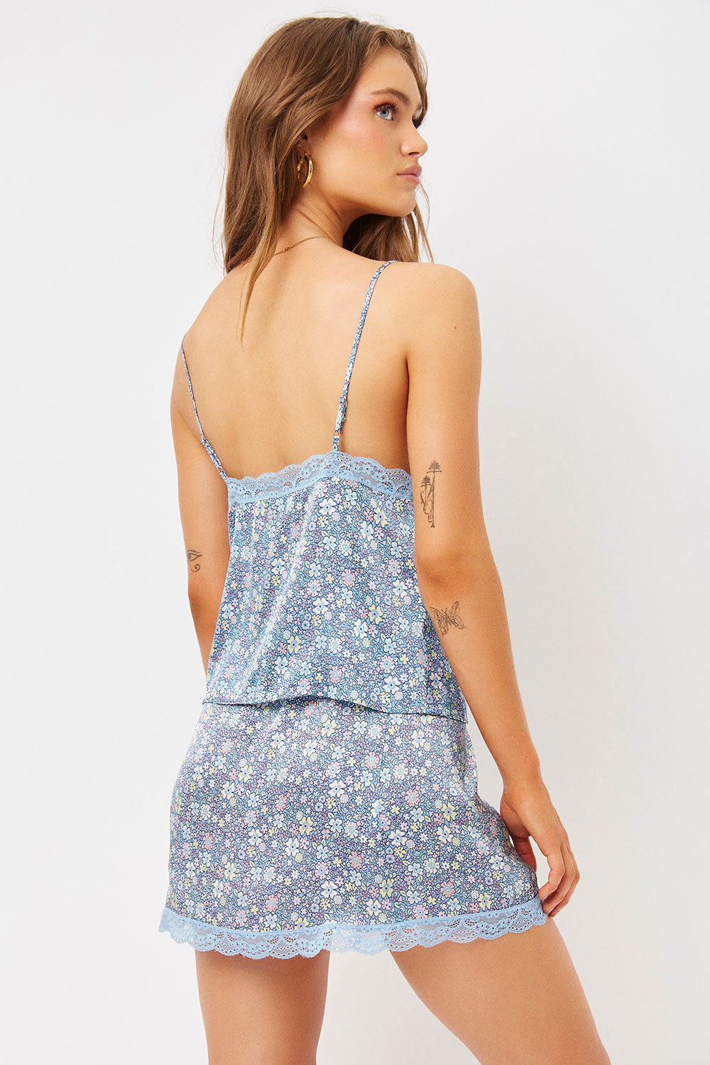 Juliet Lace Silk Tank