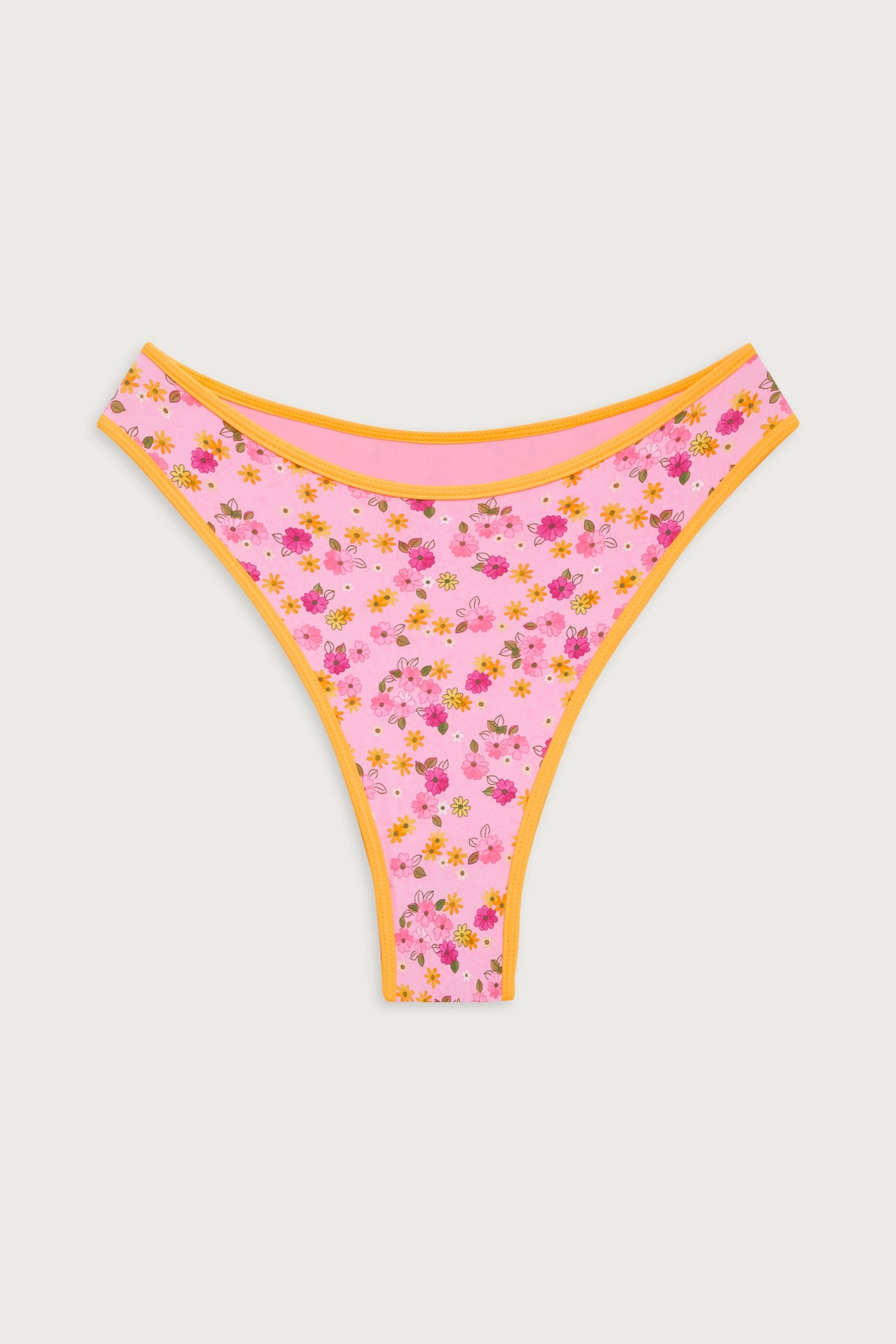 Laura High Waist Cheeky Bikini Bottom