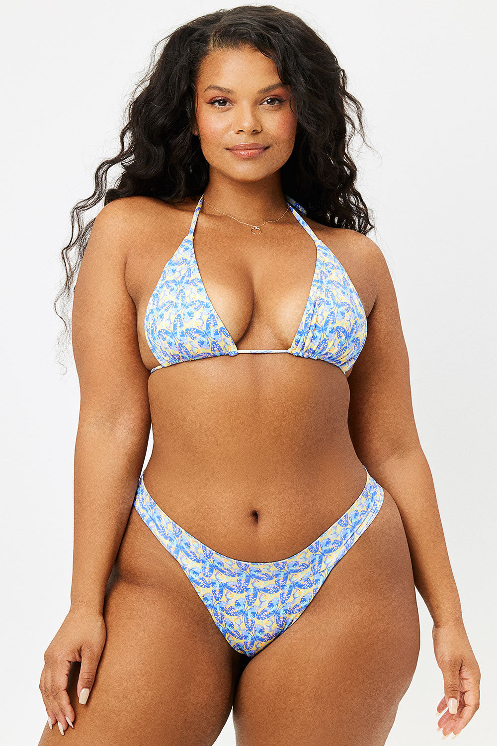 Nick String Triangle Bikini Top