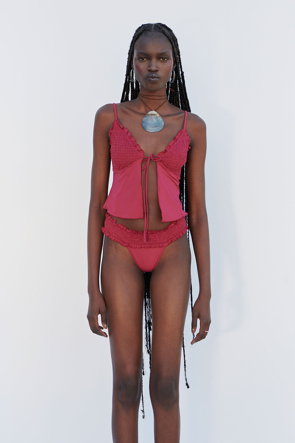 Penelope Ruffle Tankini Bikini Top