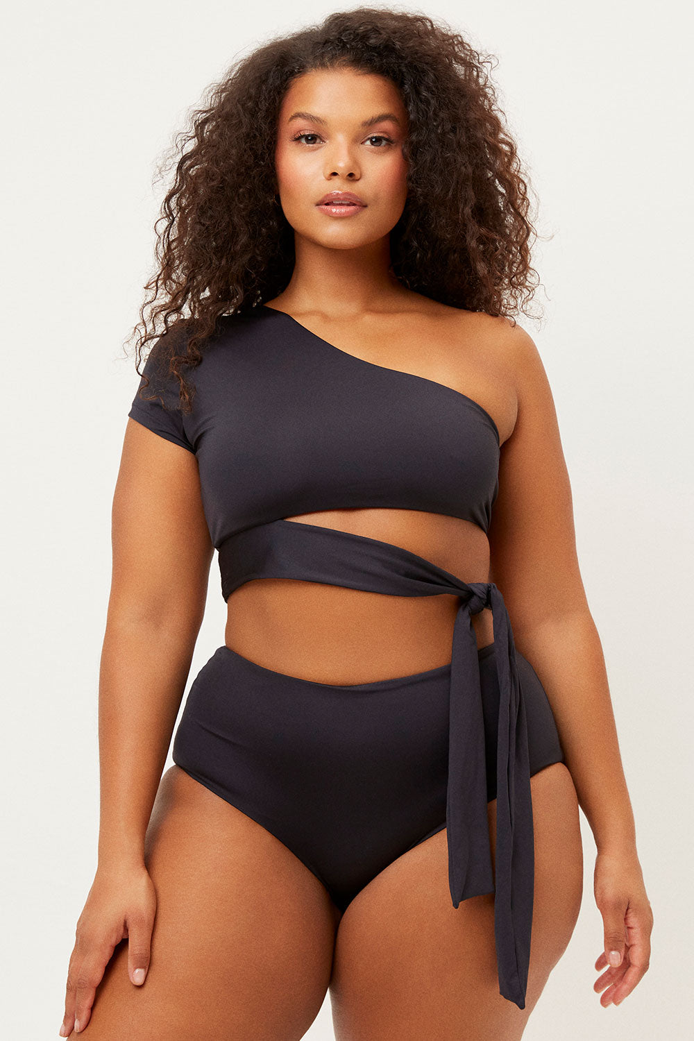 Puck One Shoulder Bikini Top