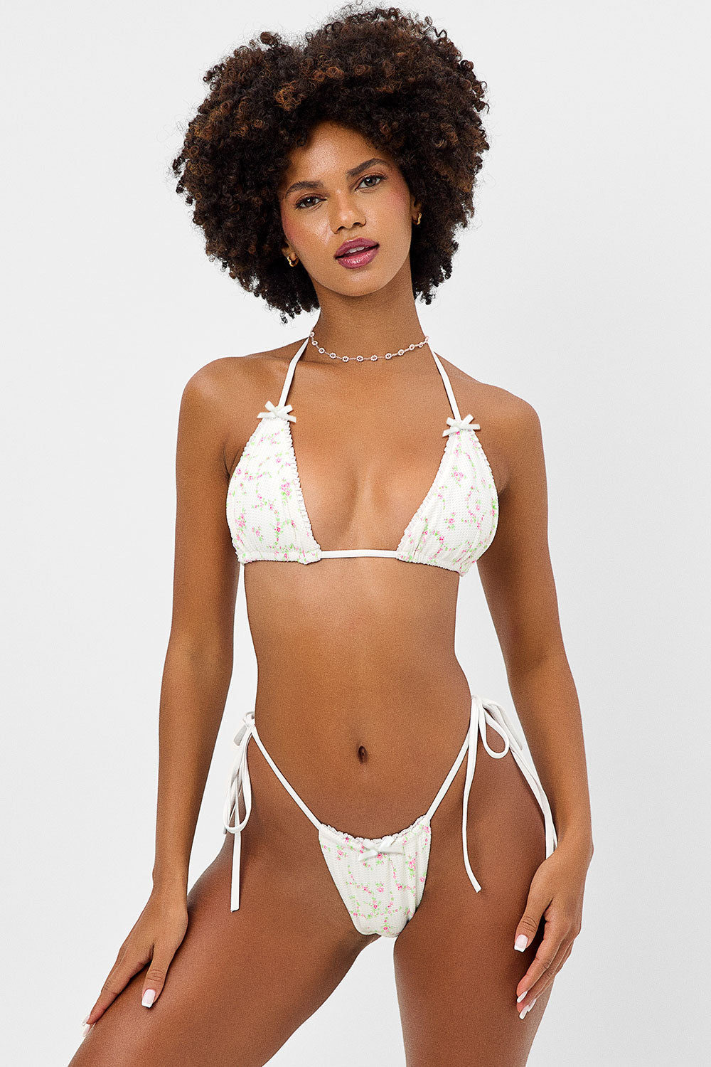 Tia Waffle String Bikini Bottom
