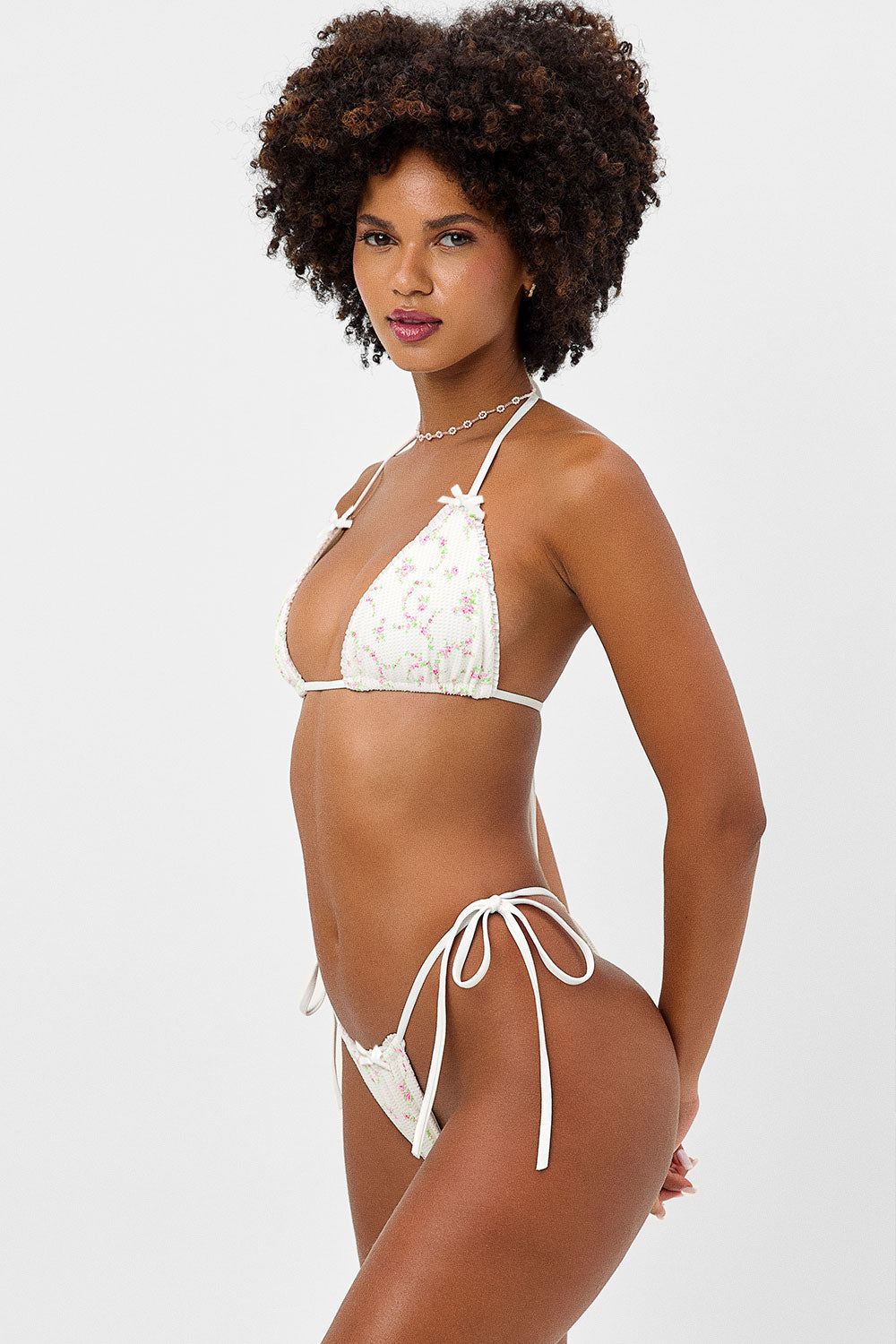 Tia Waffle String Bikini Bottom