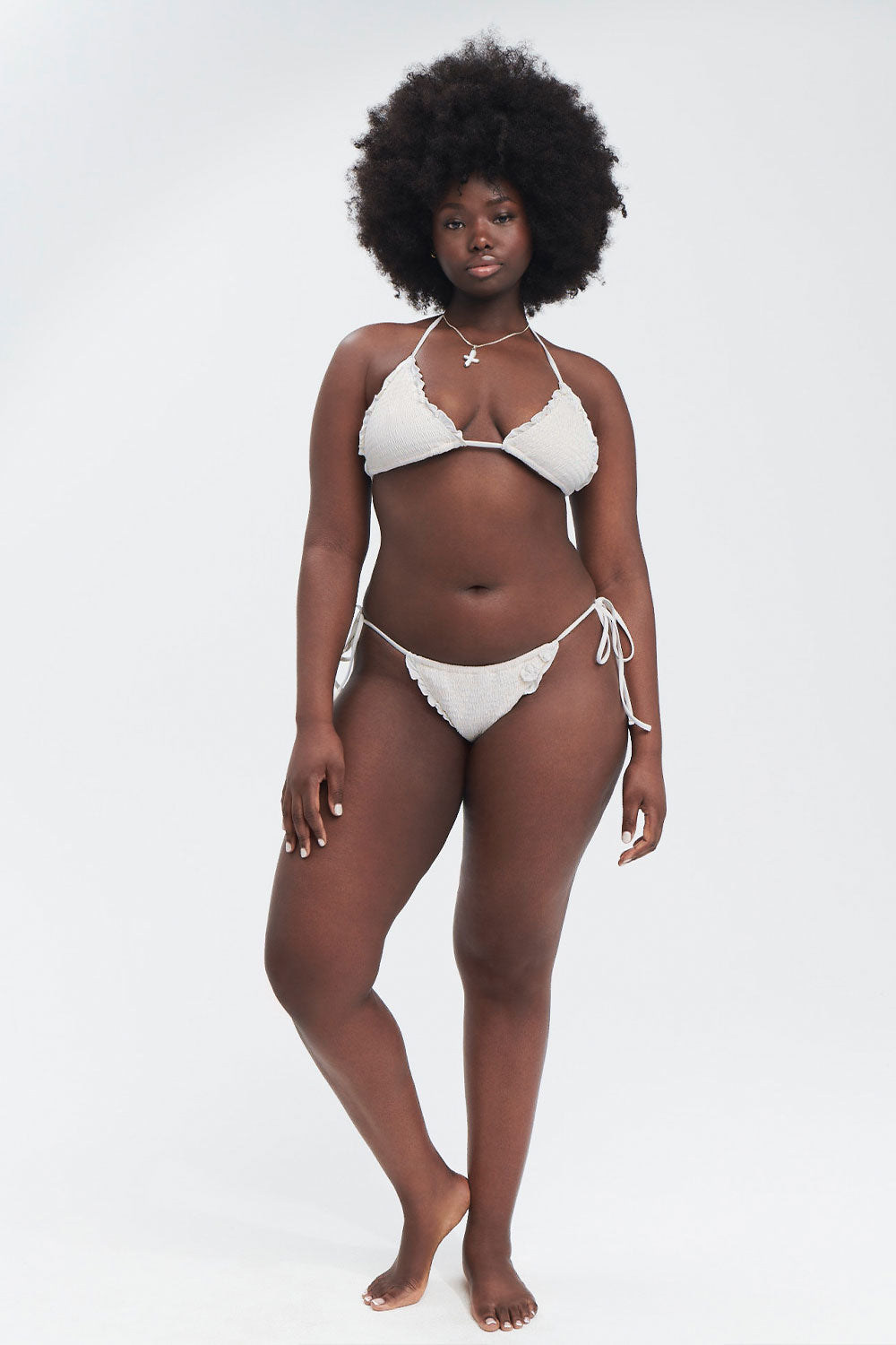 Tiana Ruffle String Bikini Bottom