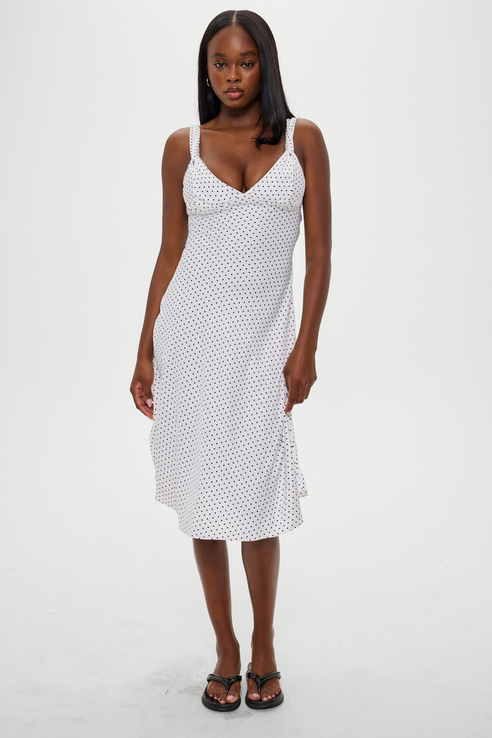 Aurora Satin Midi Dress