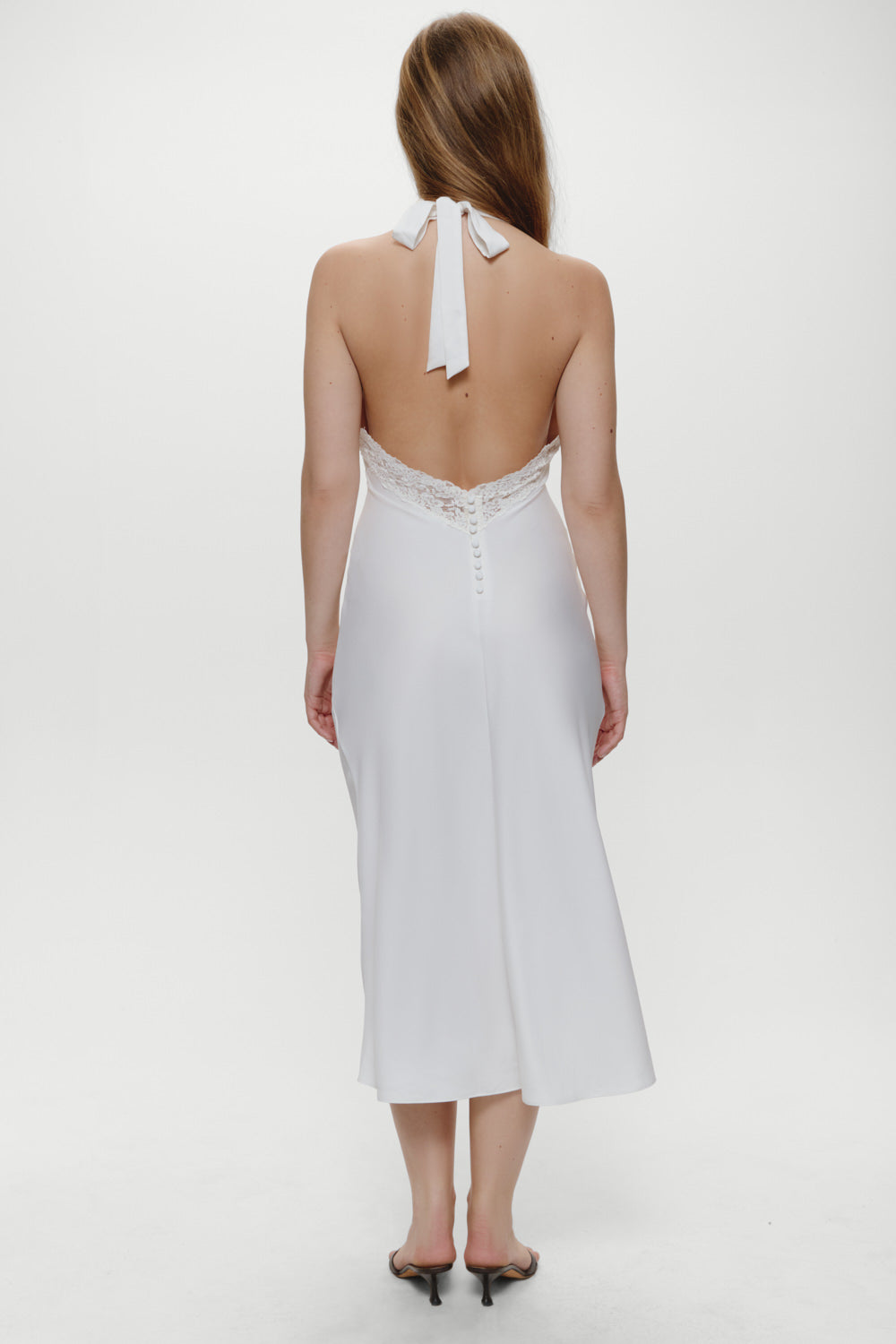 Darcy Satin Midi Dress