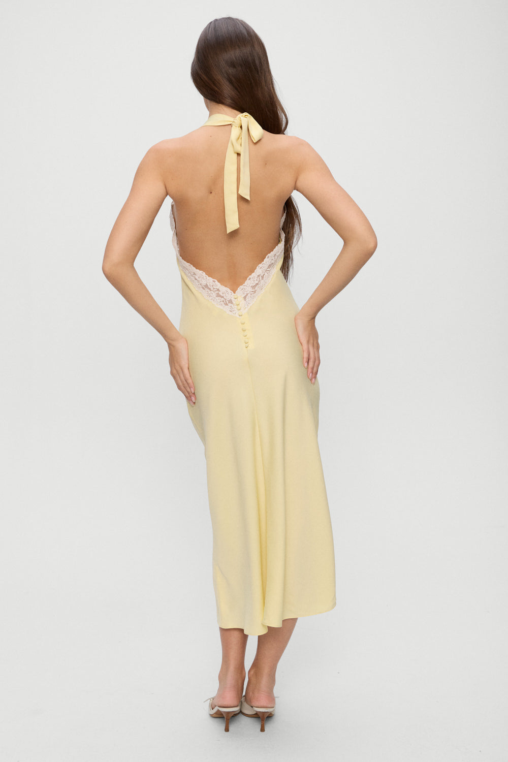 Darcy Satin Midi Dress