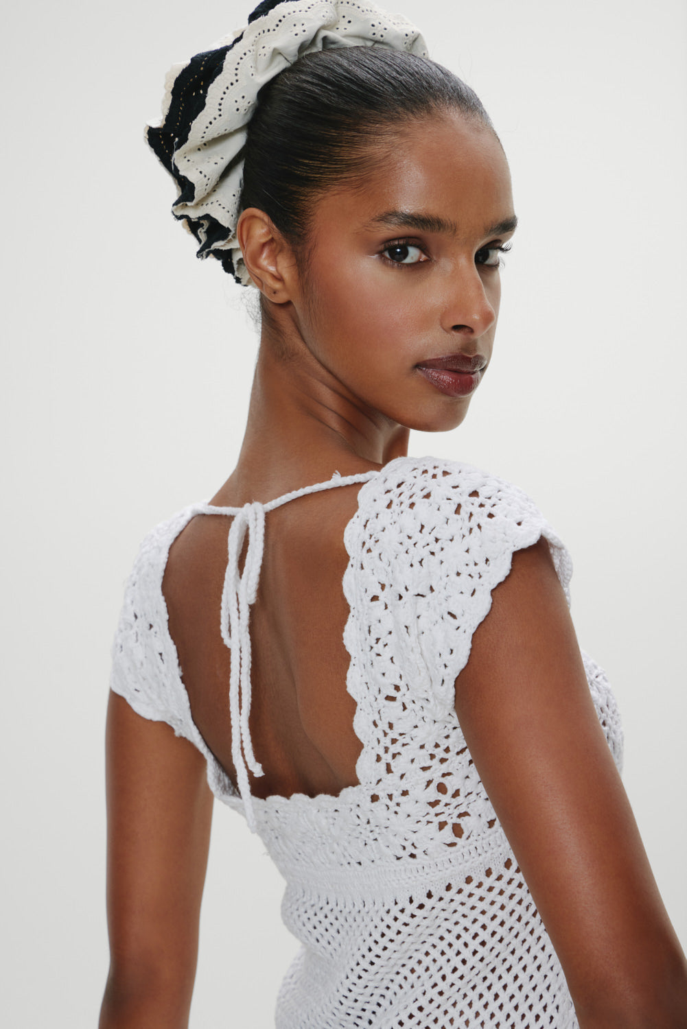 Eloise Crochet Mini Dress