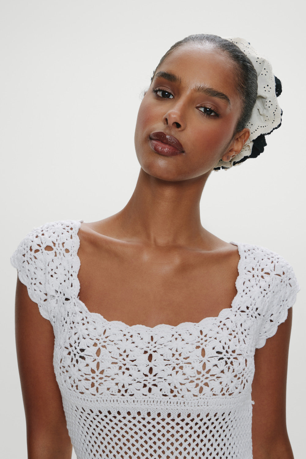 Eloise Crochet Mini Dress