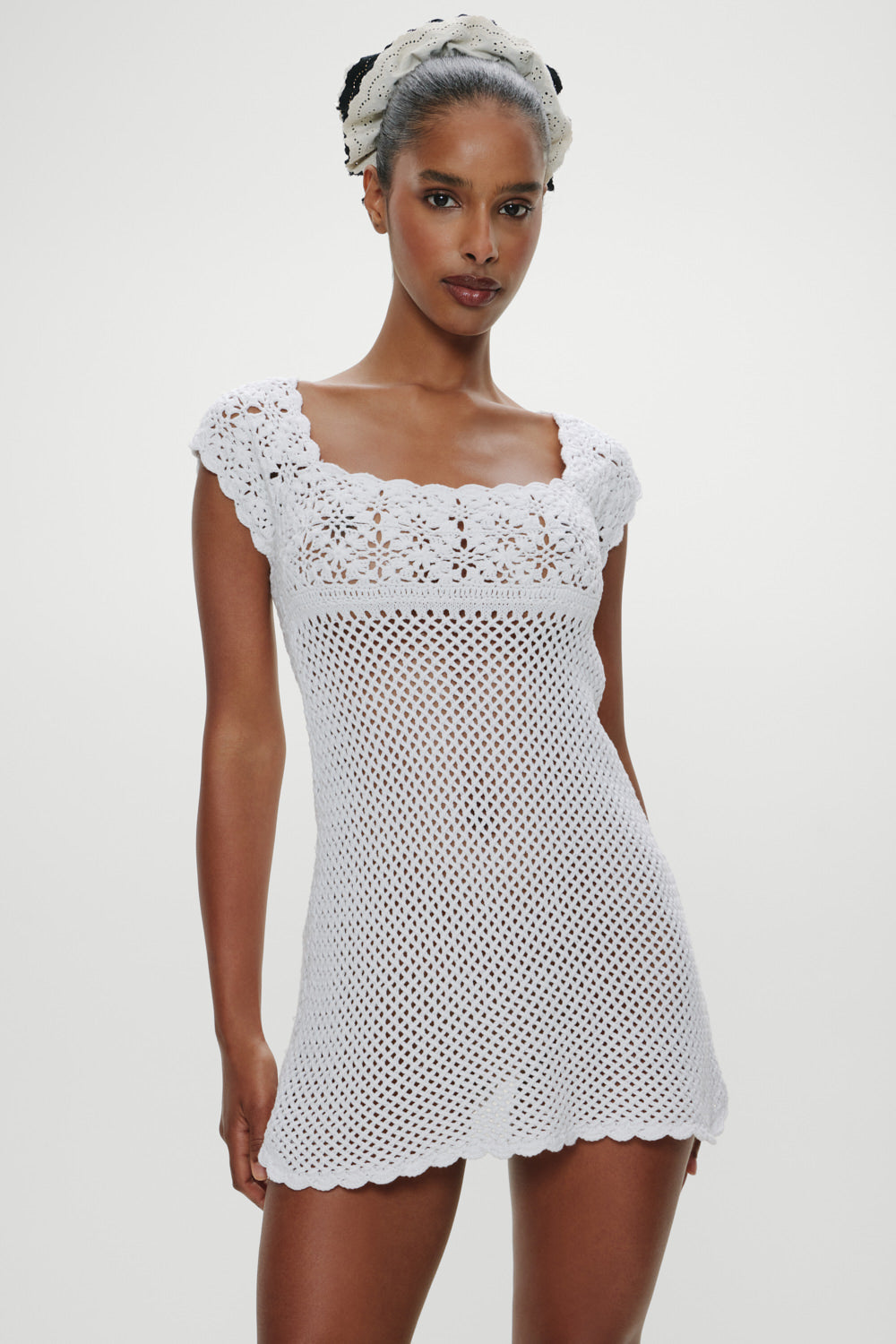 Eloise Crochet Mini Dress