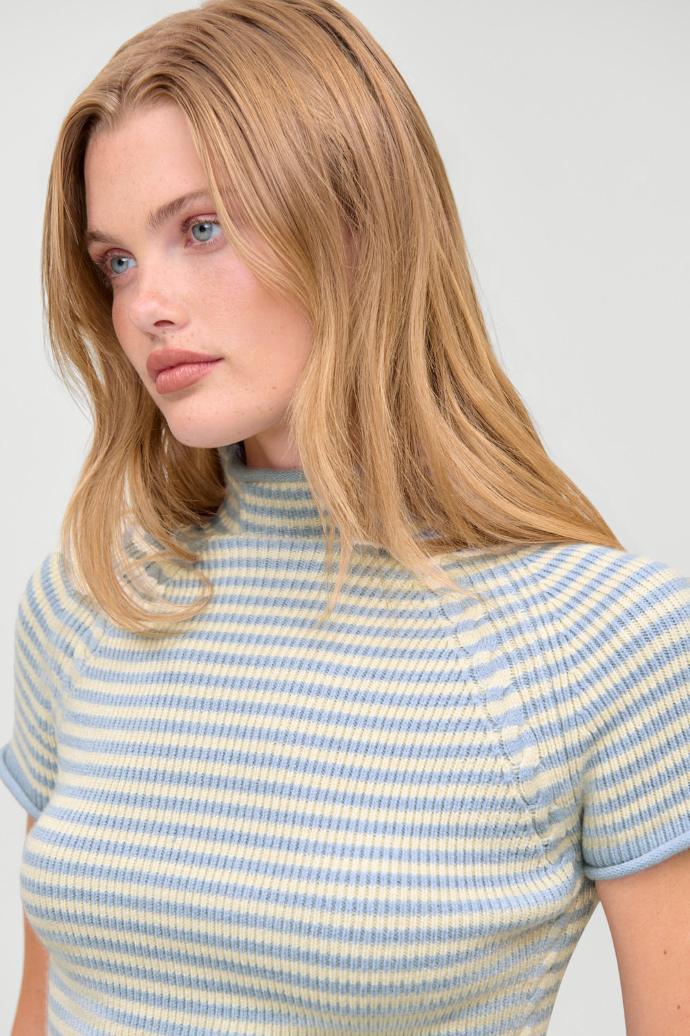 Harmony Cloud Knit Mockneck Top