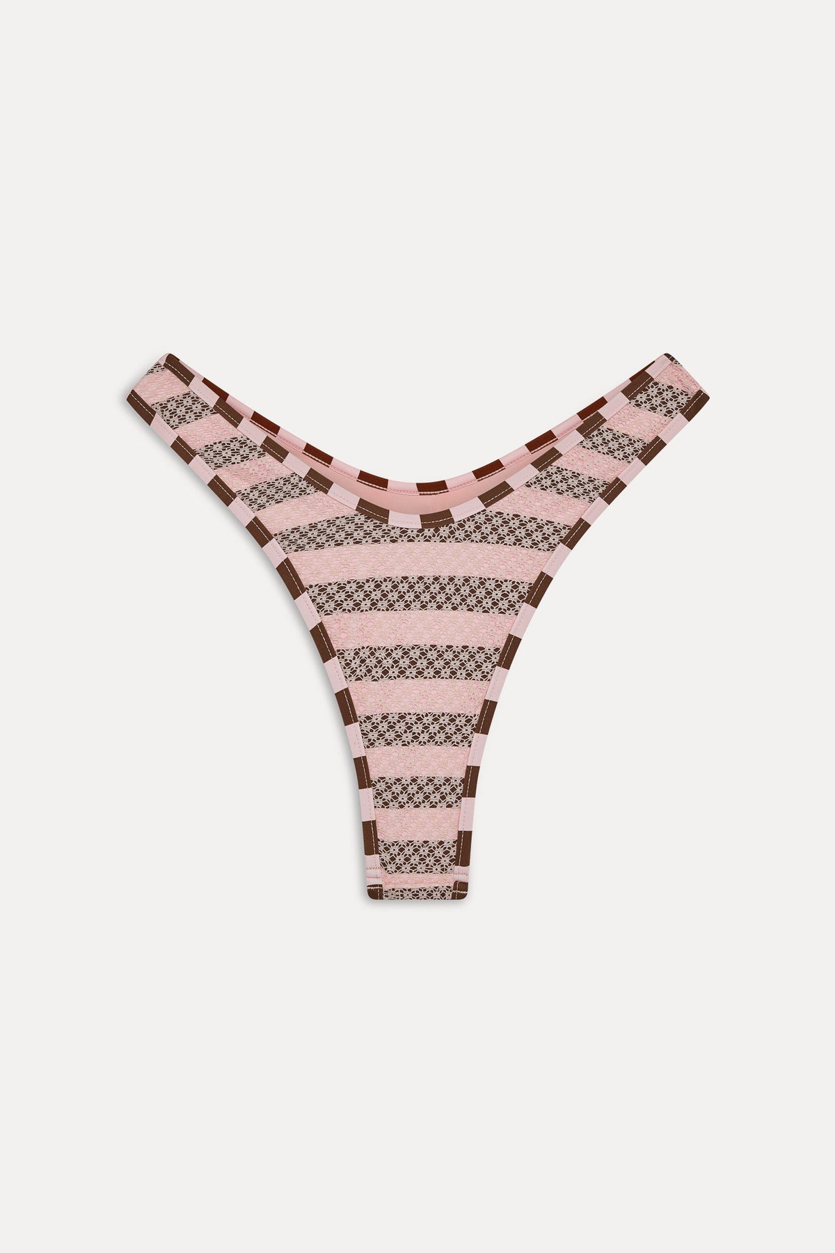 Full Moon Striped Bikini Bottom
