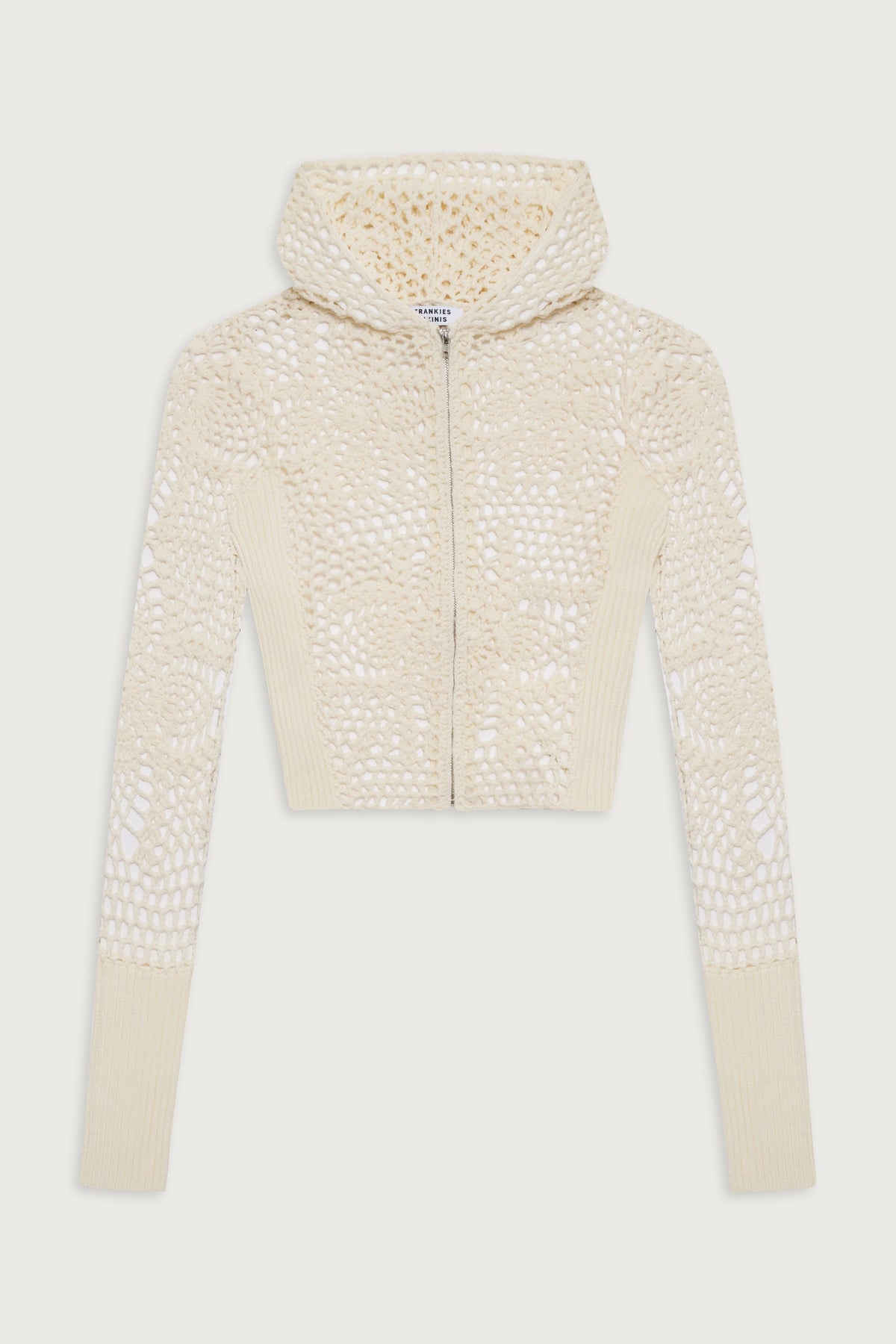 Lyla Crochet Zip Up Hoodie