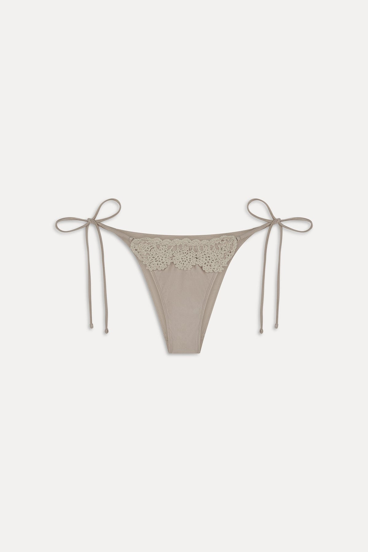 Mackenzie Satin Cheeky Bikini Bottom