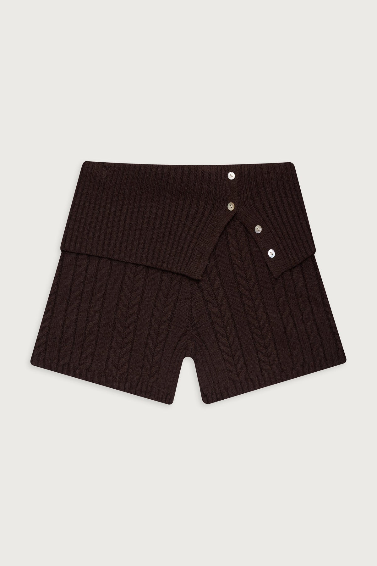 Nolan Cable Cloud Knit Mini Short