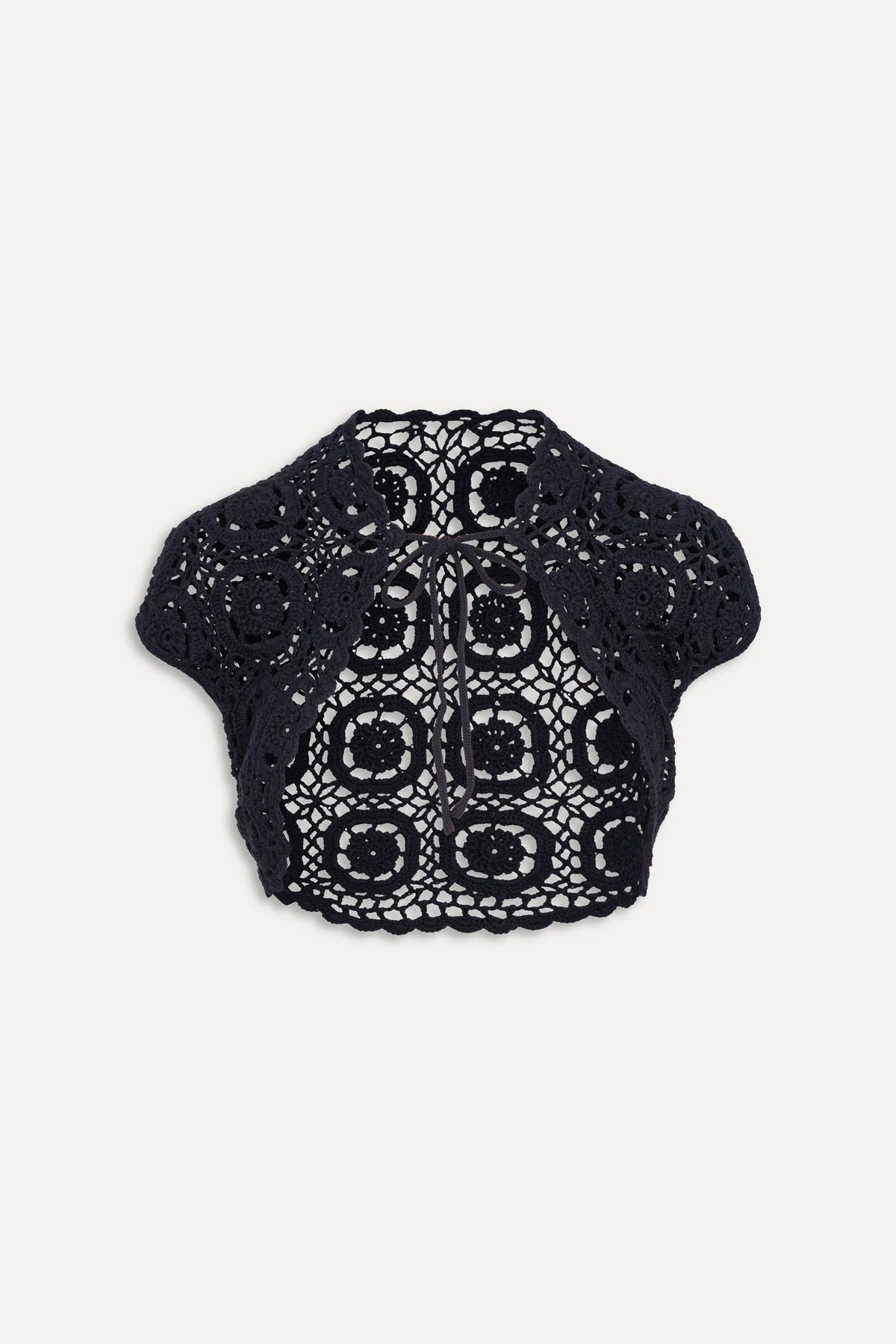x Devon Lee Carlson Pinky Promise Crochet Bolero