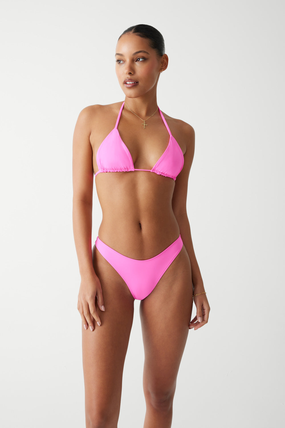 Nick String Triangle Bikini Top