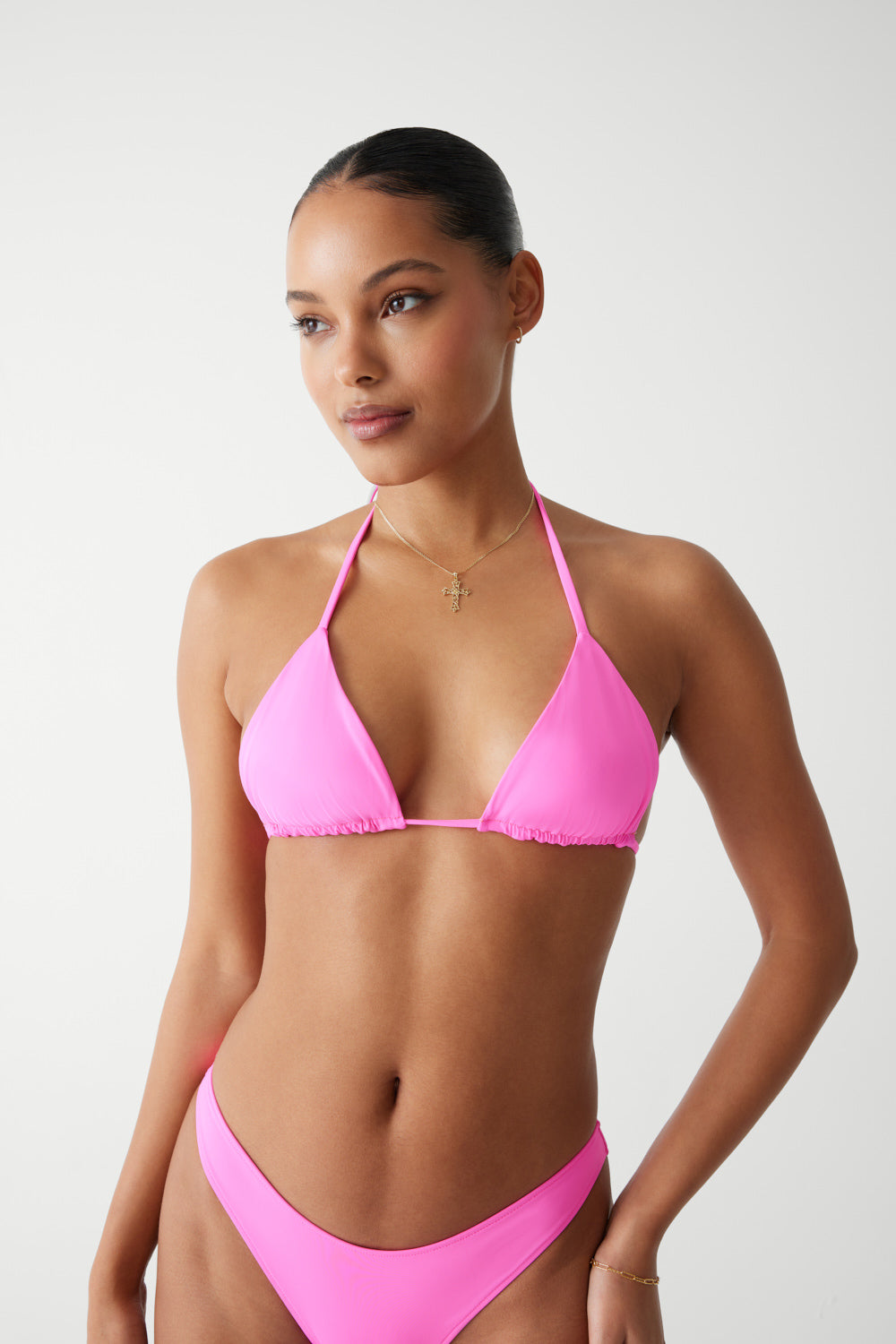 Nick String Triangle Bikini Top