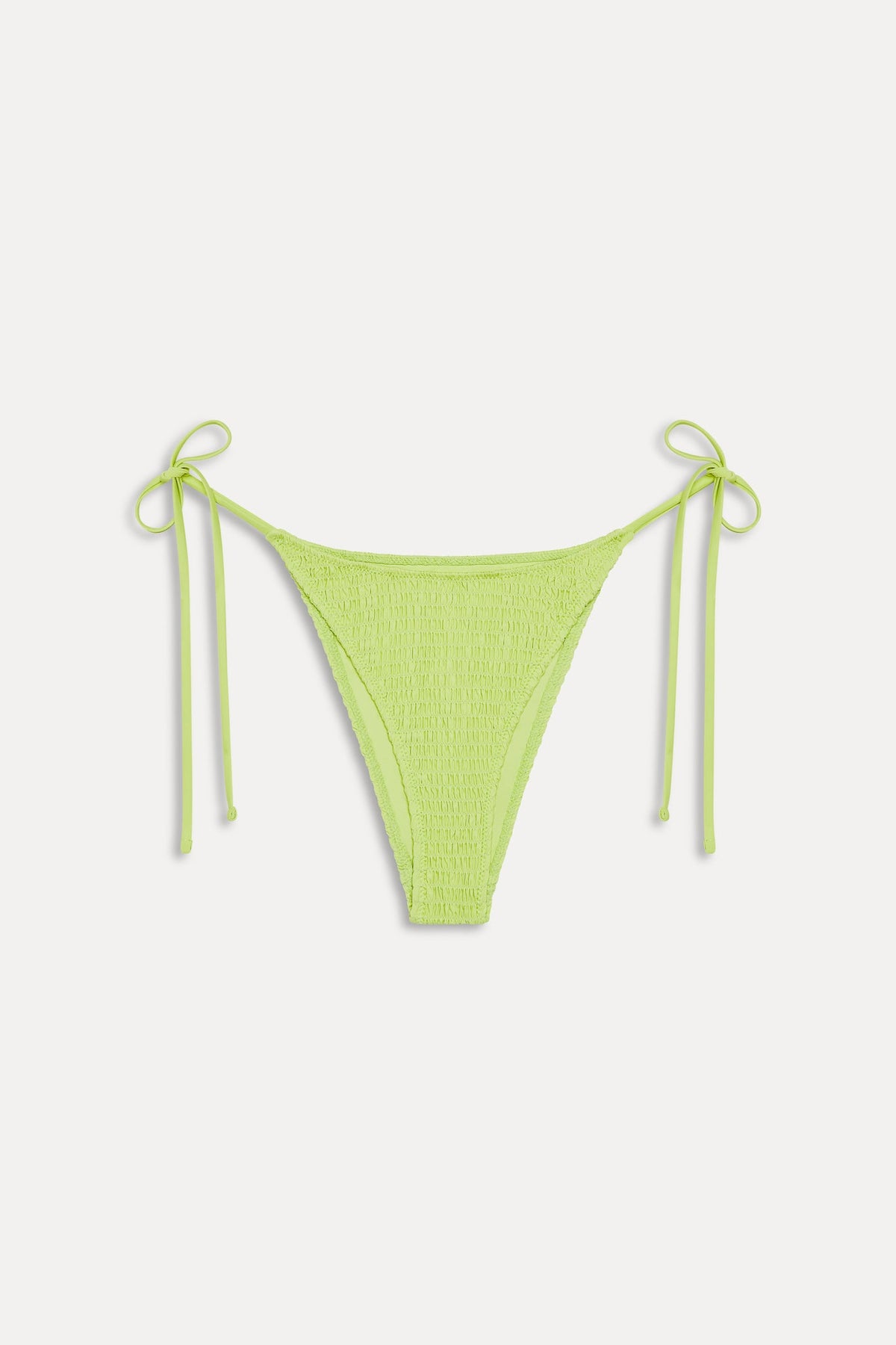 Soleil Smocked Cheeky Bikini Bottom