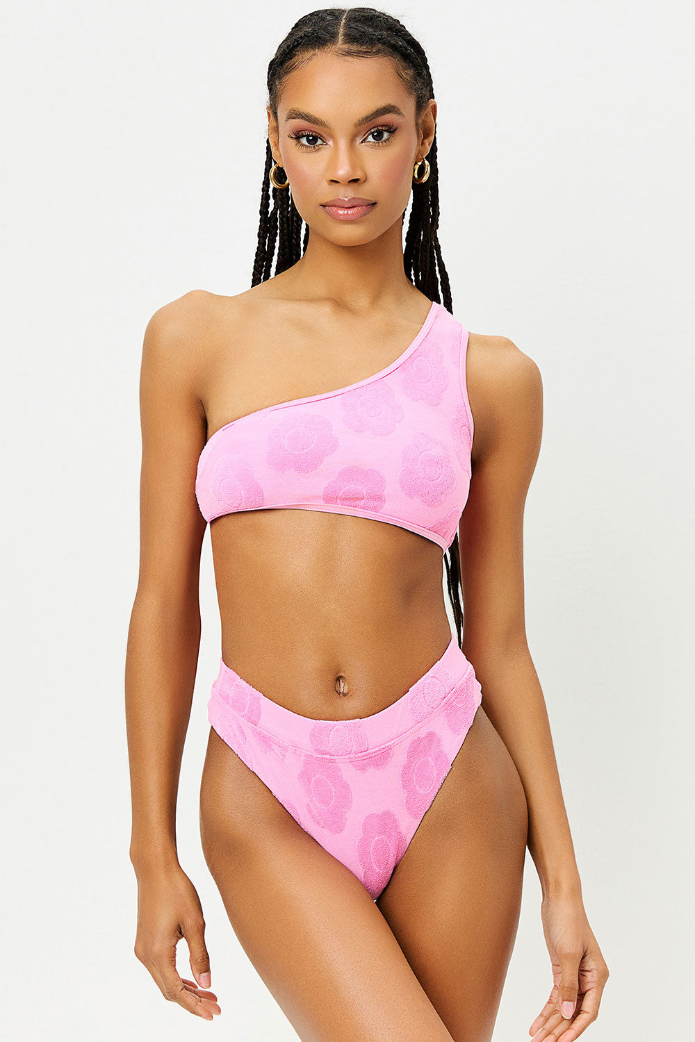 Bea Floral Terry Bikini Bottom
