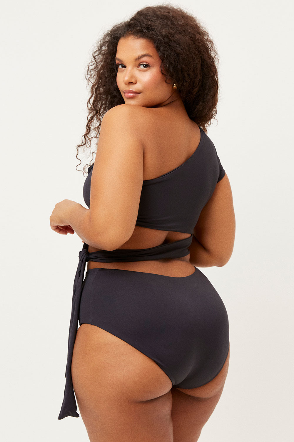 Puck One Shoulder Bikini Top