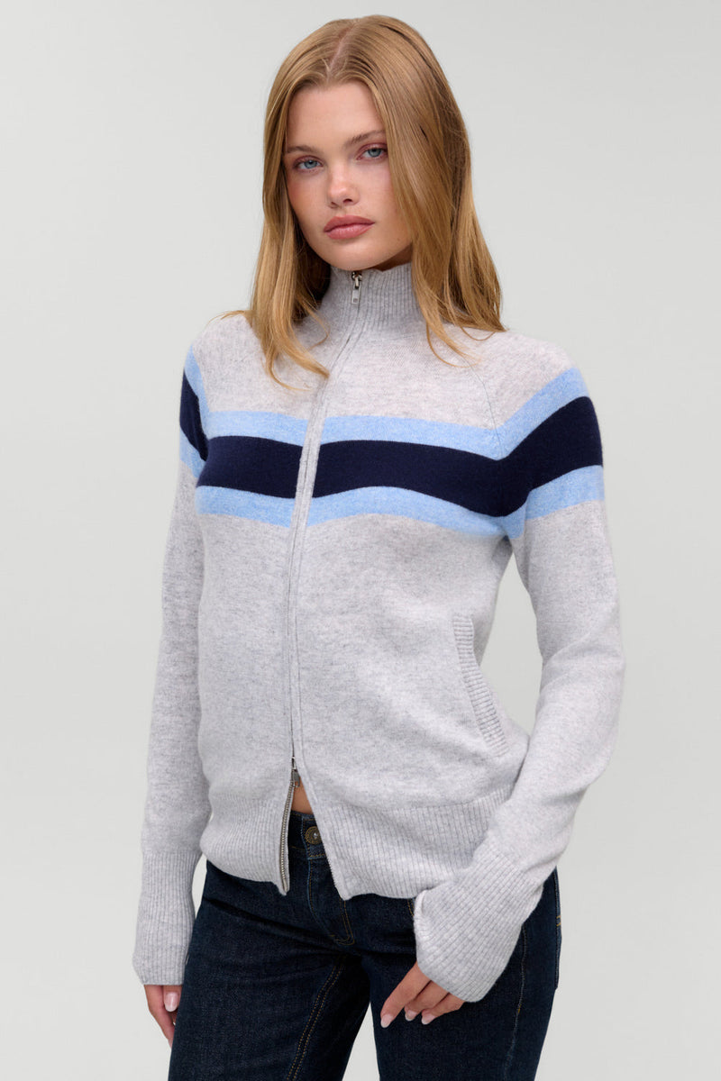 Kingston Cashmere Zip Up