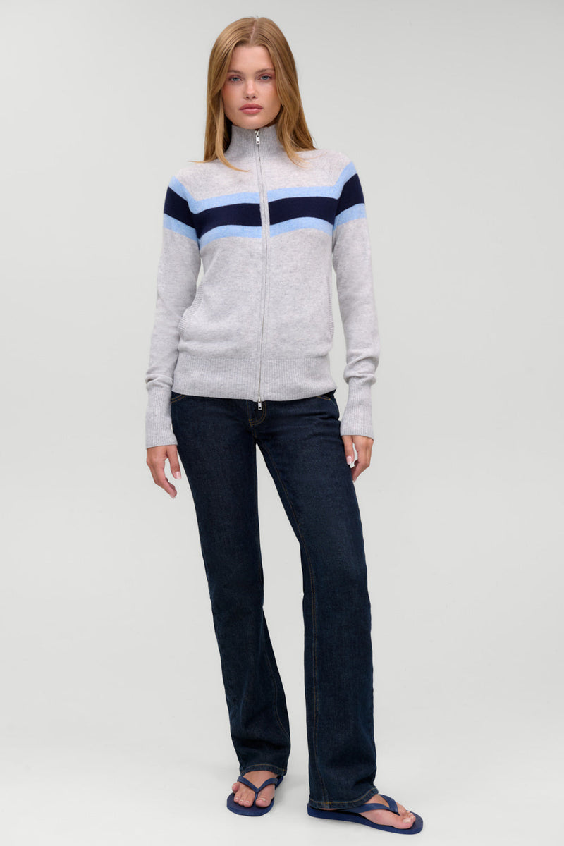 Kingston Cashmere Zip Up