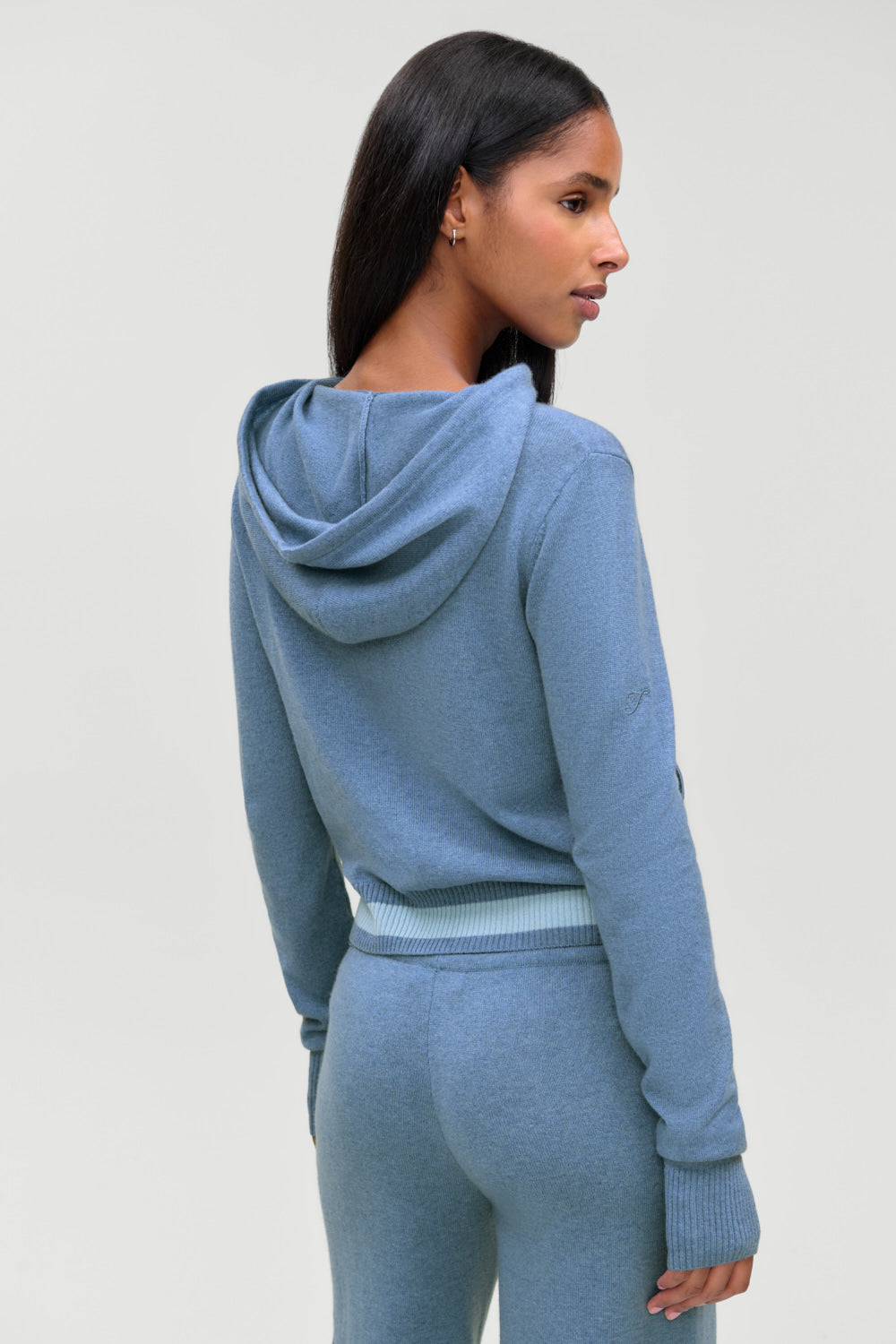 Topanga Cashmere Zip Up Hoodie