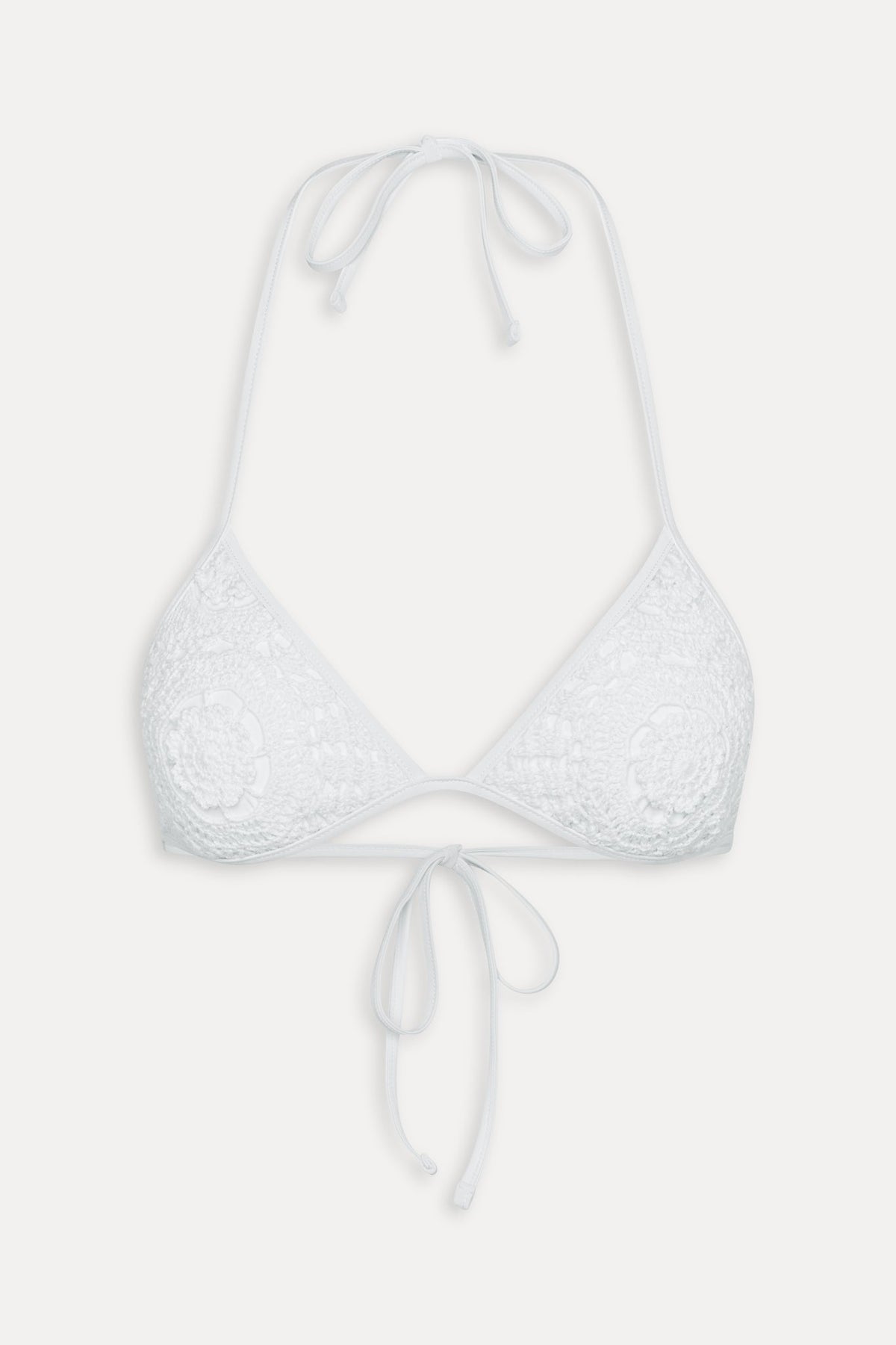 Hudson Crochet Triangle Bikini Top