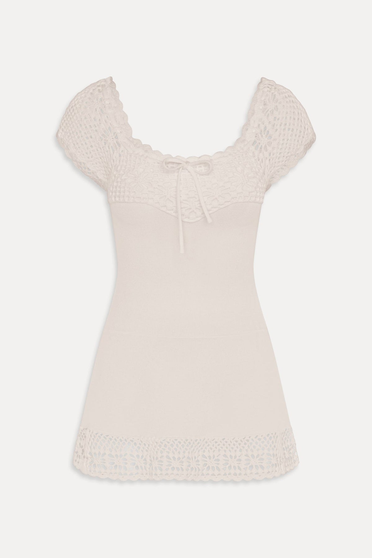 Lover Crochet Knit Mini Dress